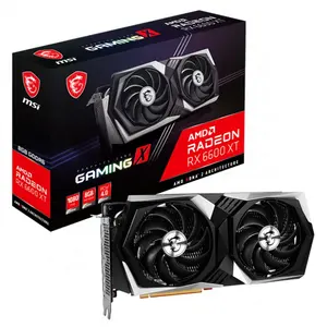 MSI AMD Radeon RX 6600 XT GAMING X 8G with 8GB GDDR6 128bit Memory Support up to 4K@120Hz/8K@60Hz and VR