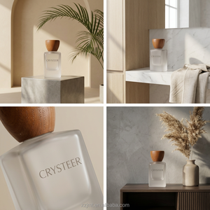 Flacons de parfum en verre rectangulaires mats, logo personnalisé, impression à l'écran, écologiques, recyclables, couleur personnalisée, emballage cadeau <span class=keywords><strong>Luzi</strong></span> - Product Image 6