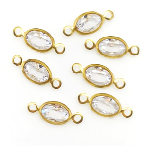 أحجار جينفي أحجار الزركونيا المكعّبة موصلات مجوهرات من مادة النحاس اكسسوارات الزركون قلادة مخصصة - Product Image 6