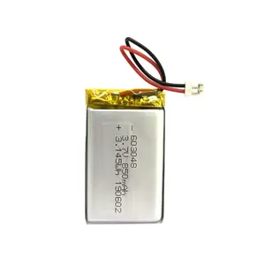 Batteria ai polimeri di litio di sicurezza 603048 850Mah Lipo Cell 3.7V 830Mah per il sistema di localizzazione del veicolo