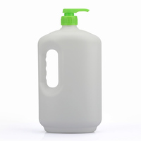 Bouteilles en plastique HDPE de 2 litres avec pompe, grand volume OEM, conteneur en plastique pour détergent à lessive liquide
