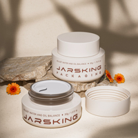 Ensemble de conditionnement cosmétique et de soins de la peau de luxe, écologique, personnalisable, avec électrodéposition, comprenant flacon en verre pour lotion et sérum, et pot à crème