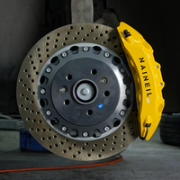Naineil Upgrade Racing Forged 6 Pot Caliper 6 Piston Big Brake Kit Nueva condición MITSUBISHI Lancer Evolution 8 9 Evo 10