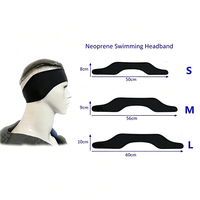 Bandeau de protection d'oreilles en néoprène souple, portable, imperméable et réutilisable pour la natation et le surf