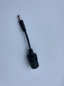 DC5521 2*0.75 support de cheminée à point tournant carré avec gaine en PVC stockage d'énergie et accessoire de câble d'alimentation de démarrage d'urgence - Product Image 5