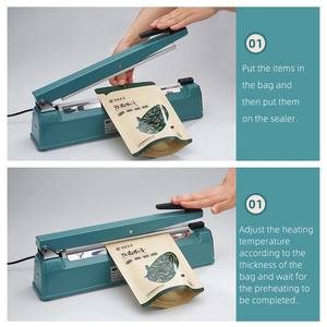 آلة ألتزام تلقائية كهربائية باليد من الألومنيوم جديدة وأصلية آلة تغليف حقائب قابلة للضبط - Product Image 4