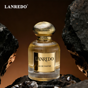 Bottiglia di Profumo in Vetro di Lusso Personalizzabile 50ml 100ml, Cilindrica Trasparente Premium con Scatola e Tappo - Product Image 6