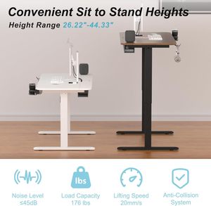 Escritorio Eléctrico Moderno <span class=keywords><strong>de</strong></span> Altura Ajustable <span class=keywords><strong>de</strong></span> 55"x24", Escritorio para Computadora, Mesa <span class=keywords><strong>de</strong></span> Oficina para el Hogar y la Oficina - Product Image 5