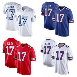 Camiseta de los Buffalo Bills de Josh Allen 17, Edición Limitada Blanca, Talla para Hombre - Product Image 2