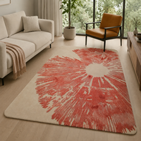 Meilleures ventes : Tapis modernes à poils longs, doux, antidérapants, de style nordique et américain, pour grandes surfaces, avec design personnalisé, en ensembles pour salon et prière