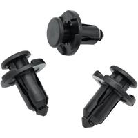 Attache universelle pour pare-chocs USAI, clip en nylon pour voiture, clip en plastique, rétention à poussée, rivet plat pour carrosserie automobile, accessoires pour voitures