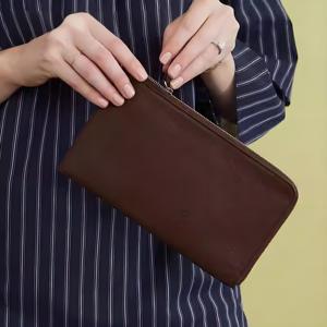 OEM Роскошный Дорожный Кожаный чехол для паспорта бумажник настраиваемый модный PU кожаный портативный с молнией оптовая продажа - Product Image 6