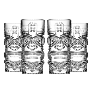 Taza de cristal con temática exótica del Mar del Sur con cara de zombi, vaso de barra multiusos, cristalería gruesa, copa de cristal de cóctel <span class=keywords><strong>Tiki</strong></span> Tropical - Product Image 1