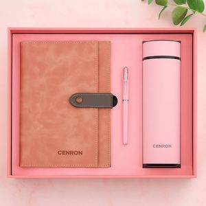 Set de Regalo de Oficina con Logotipo Personalizado, Cuaderno A5, Bolígrafo y Vaso para Promocionar la Marca de la Empresa - Product Image 6