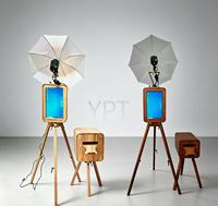 Cadre photo double face en bois avec support stable |   Studio de photographie pour fêtes de mariage
