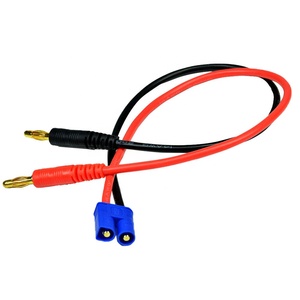 מתאם EC3 זכר לתקע בננה 4 מ\\\"מ, כבל טעינה 14AWG 300 מ\\\"מ לסוללות ליפו של רחפנים ומטוסים - Product Image 4