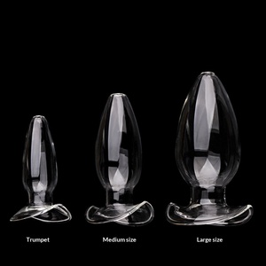 Plug <span class=keywords><strong>Anale</strong></span> in Cristallo Trasparente con Perline, <span class=keywords><strong>Sonda</strong></span> Cava per Uomo/Donna, Giocattolo Sessuale per Coppie - Product Image 2