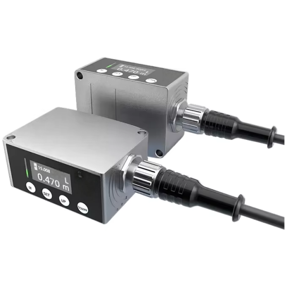 CORON GLZ-D20MNUIR Laser Distance Sensor NPN+Analog RS485 Output M12 Connector High-Precision Red Semiconductor Optical Sensors