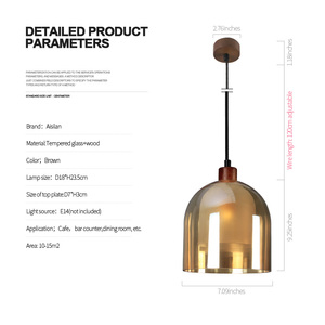 Đèn Chùm Aisilan Chất Lượng Cao Bắc Âu Kính Mờ Trang Trí Hiện Đại Đèn Trần <span class=keywords><strong>LED</strong></span> Đèn Treo - Product Image 6