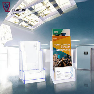 पोर्टेबल ए 6 आकार ऐक्रेलिक पत्रिका स्टैंड हटाने योग्य ब्रोशर साहित्य धारक व्यवसाय कार्ड प्रदर्शन रैक - Product Image 2