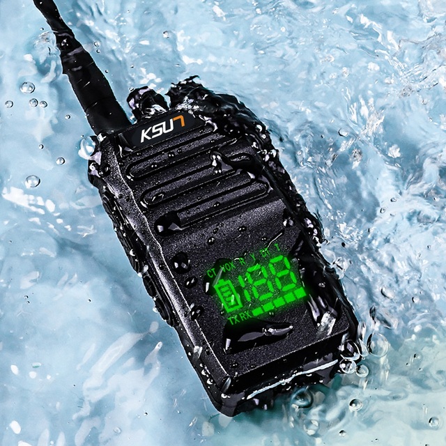 KSUN P88 12W Hide Long Range IP67 IPX8 Waterproof Walkie Talkie Mobile Handheld VHF Ship Boat Marine Transceiver Two Way Radio