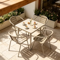 Ensemble table et chaises d'extérieur de haute qualité, best-seller, résistant à l'eau, au soleil et aux intempéries, durable, pour jardin et terrasse