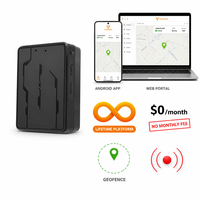 Localizador con aplicación para Android y portal web, plataforma vitalicia sin cuotas mensuales, 4G LTE, geocerca, vibración, rastreador GPS inalámbrico portátil.