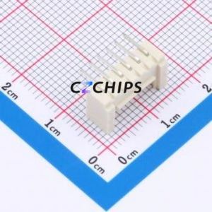 WAFER-HY2.0-6PWZ-Y62 Wire-to-Board Pin Header Bent Lead Through Hole,P=2mm Connector 1x6P 2mm Right Angle Insert HY - Product Image 2