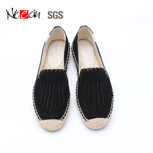 Nicecin vente <span class=keywords><strong>en</strong></span> <span class=keywords><strong>gros</strong></span> mode classique gland décontracté jute sandales semelles pour chaussures espadrilles femmes - Product Image 6
