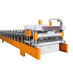 HD Hot Sale Automatic Iron Steel Metal Roof Tile Making Machine