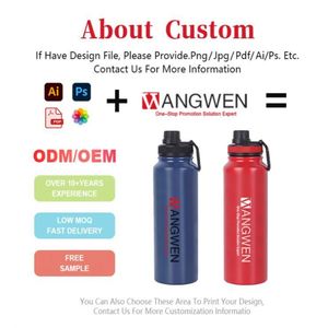 Botella Térmica Personalizada con Logotipo, 32 oz, para Bebidas Frías y Calientes, Libre de BPA, Doble Pared, Aislamiento al Vacío, Acero Inoxidable 18/8 - Product Image 3