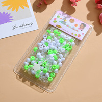 Accessoires pour enfants en gros, environ 240 pièces, perles en vrac, décoration de cheveux, perles à gros trous, lots pour dreadlocks, perles en plastique pour cheveux