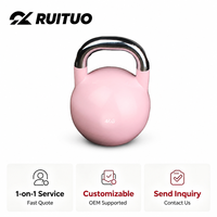 Kettlebell en fer durable avec poignée antidérapante pour un entraînement universel et une musculation complète du corps
