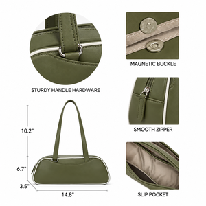 Nuevo Estilo de Moda, Bolso de Hombro Pequeño para Mamá, Bolso de Mano de Cuero Vegano PU para Mujer, Bolsos Cruzados de Béisbol, Bolsos para Eventos Deportivos, Estampado de Leopardo - Product Image 3