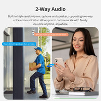 Caméra extérieure Zemismart Tuya Wifi à double objectif, double écran, suivi, protection de sécurité, surveillance, carte, capteur de mouvement IA