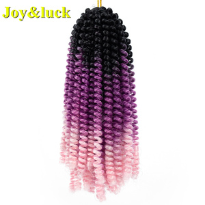 Tomo — extensions capillaires synthétiques 12 pouces, tresses au Crochet, couleur verte ombrée à <span class=keywords><strong>noir</strong></span>, extensions courtes bouclées au Crochet pour printemps, prix de gros - Product Image 3