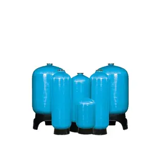 Pure Water Treatment Top and bottom 6 inch Flange Opening 4272 4872 6367 Fiberglass FRP Water Softener Tank