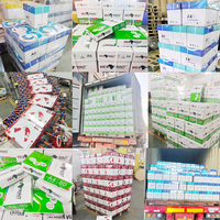 Etiquetas Autoadhesivas en Blanco de Papel Impermeable para Impresión de Códigos de Barras, 44 Hojas de Etiquetas Tamaño A4