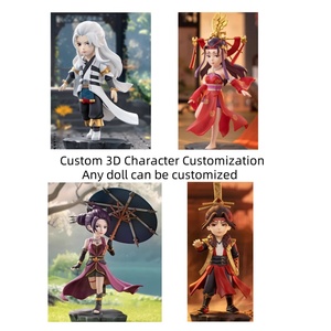 Figuras de acción de artes marciales de fantasía estilo chino Q-Version 'Hero's Journey' PVC nueva condición juguetes espada arte en línea para regalos - Product Image 3