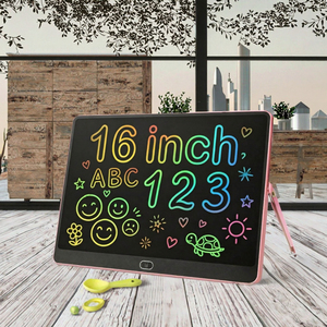 Merrycoo 16インチ液晶ライティングタブレット 子供用 7-12歳 再利用可能な電子落書きボード スタイラスペン付き 教育用お絵かき 数学練習 - Product Image 2