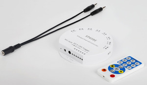 Controlador <span class=keywords><strong>LED</strong></span> JIUAN SP608E con Control Remoto BT, 8 Canales, <span class=keywords><strong>Señal</strong></span> Digital Individual, <span class=keywords><strong>Salida</strong></span> <span class=keywords><strong>de</strong></span> 8 Puertos, 4800 Píxeles, Duradero, DC5-24V, 20m - Product Image 3
