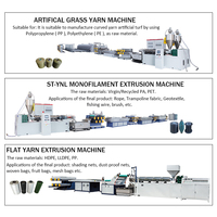 Nouvelle machine extrudeuse de fabrication de fil monofilament HDPE PP avec moteur à vis et roulement pour filets de pêche de sécurité