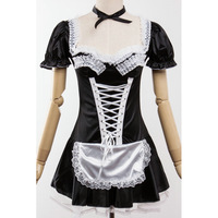 Robe Lolita Sexy et Douce, Sous-vêtements de Serveuse, Uniforme d'Anime, Costume d'Halloween Grande Taille, Ensemble de Lingerie Cosplay en Dentelle pour Femmes Rondes
