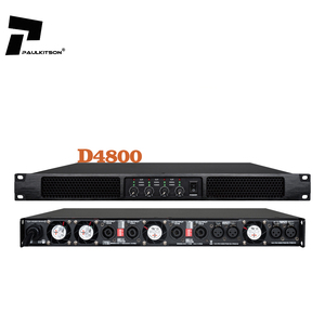 D4800 Professional <strong>4</strong>-<strong>Channel</strong> <strong>Class</strong> <strong>D</strong> Digital Audio <strong>Power</strong> <strong>Amplifier</strong> Preamplifier for Stage DJ Audio Sound System Processor - Product Image 1