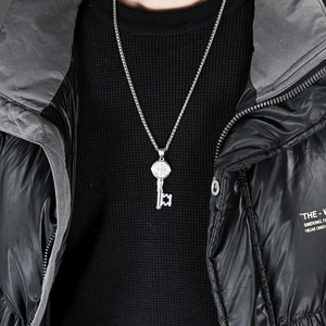 Collar con Colgante de <span class=keywords><strong>Cruz</strong></span> Religiosa de <span class=keywords><strong>San</strong></span> <span class=keywords><strong>Benito</strong></span> Exorcista, Acero Inoxidable 316L con Recubrimiento PVD, Joyería de Moda para Hombre - Product Image 3