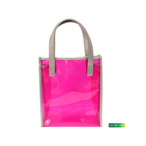 Bolsas de PVC Transparentes Tipo Tote con Detalles en Neón, Bolsa de Estadio Resistente al Agua de 0.5mm, Bolsa de Playa, Regalos GWP, Logotipo Personalizado, Origen CN/GUA - Product Image 4
