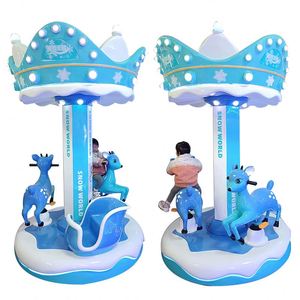 Manège pour enfants populaire en fibre de verre pour 3 personnes, à monnayeur, pour parc d'attractions - Product Image 1