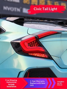 TYPY For Honda 10th civic Tail <b>Light</b> Assembly 2016-2021 Modified Starry Sky <b>LED</b> Driving <b>Lights</b> Brake Streamer Turn Signals - Product Image 2