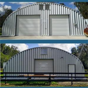 现代棚屋钢结构预制金属房屋2三车车库套件建筑车间陈列室出售中国制造 - Product Image 4