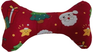 卸売カスタムペット骨おもちゃ漫画かわいい2025クリスマス誕生日パーティー耐久性のある高級きしむぬいぐるみ子犬犬噛むおもちゃ - Product Image 6